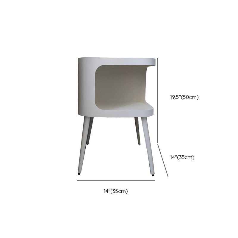 寝室のためのオープンストレージナイトスタンドコンテンポラリーベッドナイトスタンド