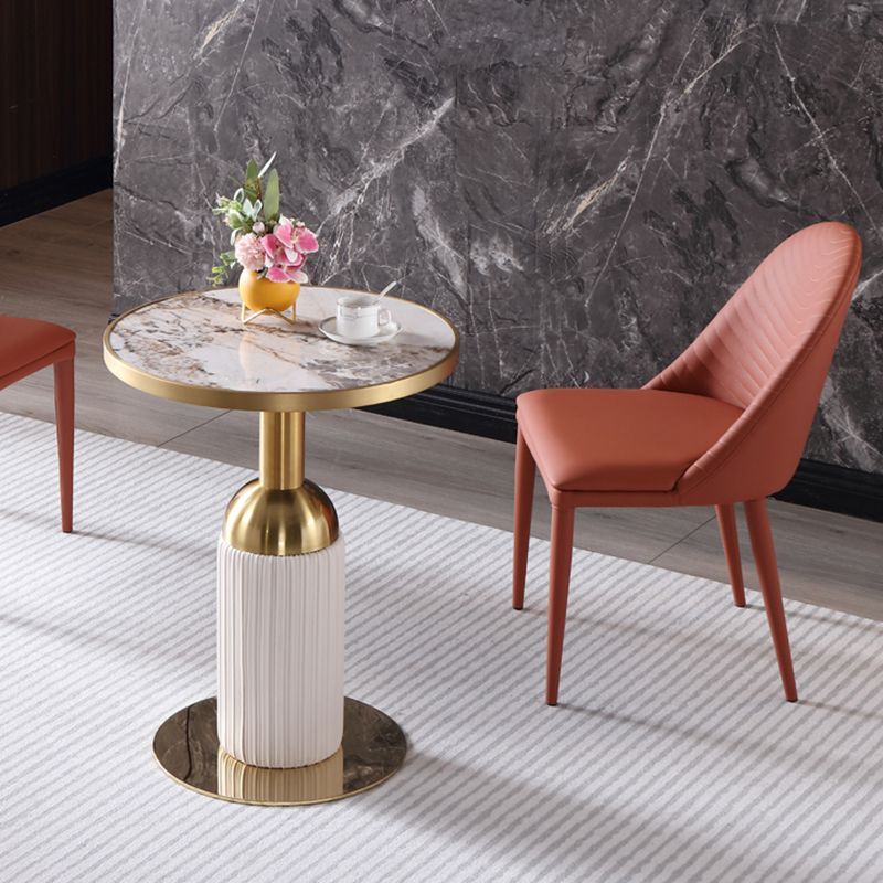 Round Stone Dining Table Traditional Luxury Dining Room Collection with Pedestal Base Clearhalo ' dining_table' 'Dining Tables & Seating' 'Dining Tables' 'furn' 'furn_dining_table' 'Furniture' 'furniture_dining_table' 'Kitchen & Dining Furniture' 'kitchen&dining_furn' 'kitchen' 'kitchen_dining_table' 1200x1200_578d8161-839c-4da0-ad9a-97bf2993f7f2