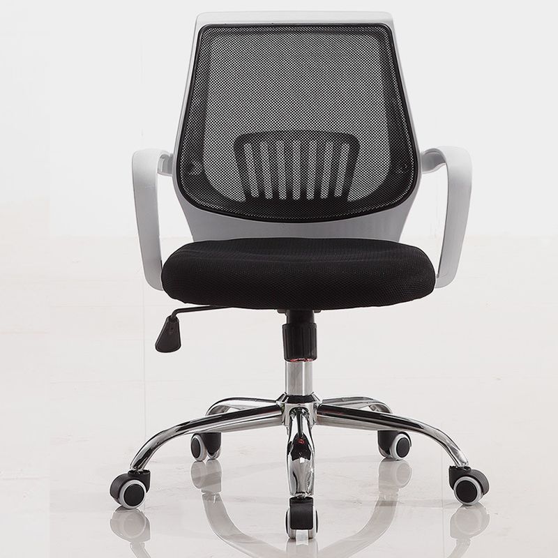 Vaste armen moderne bureaustoel Swivel Lumbar Support Bureau voorzitter