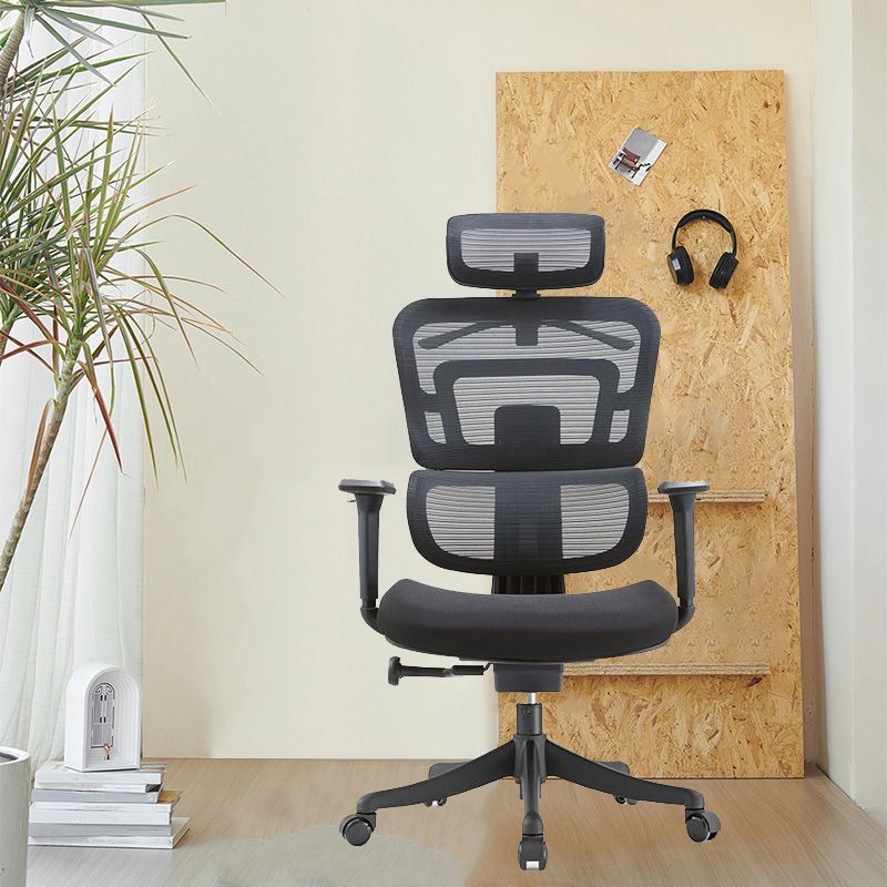 Sedia da task ergonomiche alte alte contemporanea sedia da ufficio regolabile