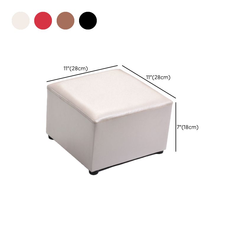 Modern Solid Color Pouf Standard Square Stain Resistant Cube for Living Room Clearhalo 'furn' 'furn_ottomans_poufs' 'Furniture' 'Living Room Furniture' 'Ottomans & Poufs' 'ottomans_poufs' 1200x1200_578ed9e6-b018-4b8d-b66c-6939e719abc9