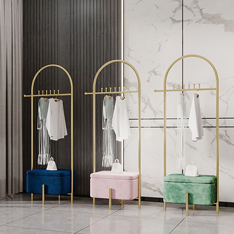 Rack de cintre de manteau moderne Rack de manteaux de manteau autoportant avec rangement