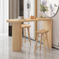 Contemporary Bar Table Solid Wood Specialty Pub Table for Outdoor Clearhalo 'Bar Furniture' 'Bar Tables' 'bar_tables' 'furn' 'furn_bar_tables' 'Furniture' 'Kitchen & Dining Furniture' 1200x1200_57917d3c-9748-4c81-a411-aeb3d72e655e