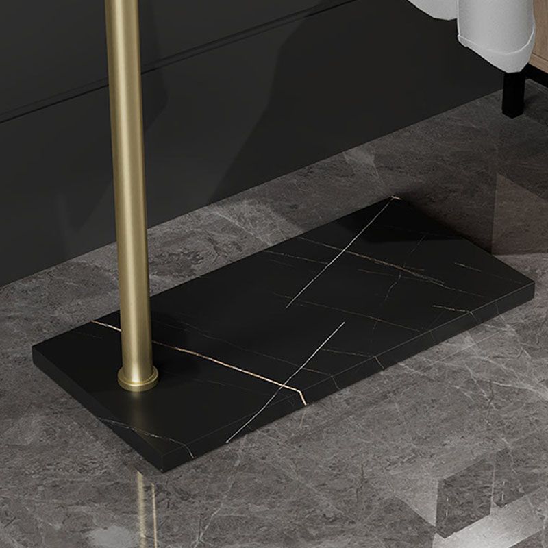 Moderna colgadora de colgaduras enmarcadas de metal enmarcado y ganchos Arbela de entrada