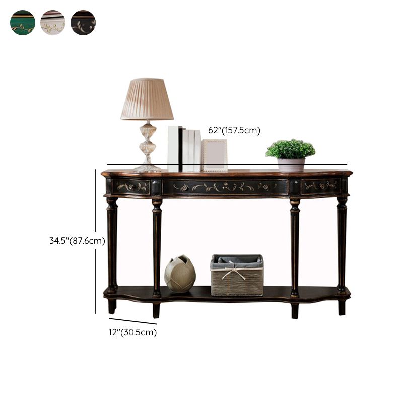 Mesa de acento de madera Victoria Forma gratuita Table de consola de sofá para Hall