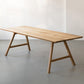 Contemporary Rectangle Dining Table Pine Solid Wood Table with Double Pedestal Clearhalo ' dining_table' 'Dining Tables & Seating' 'Dining Tables' 'Furniture' 'furniture_dining_table' 'Kitchen & Dining Furniture' 'kitchen&dining_furn' 'kitchen' 'kitchen_dining_table' 1200x1200_57939b07-4343-448c-9372-26d142b18448
