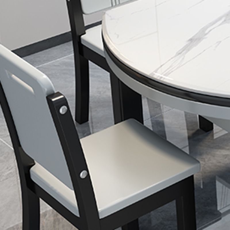 Modern Style Dining Table Rubberwood Legs Dinner Table for Living Room