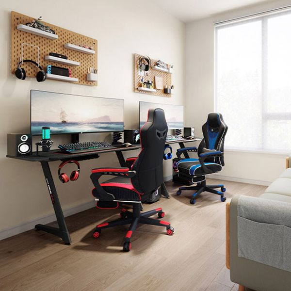 28"W Contemporary Swivel Chair Tilt Mechanism Upholstered Arm Chair Clearhalo 'furn' 'furn_office_chair' 'Furniture' 'Office Chairs' 'Office Furniture' 'office_chair' 1200x1200_57952e02-bfa3-46fc-9e6b-348a2ed90166