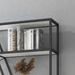 Modern Metal Bookcase Open Shelf Bookshelf for Living Room 70.9" H X 11.8" W Clearhalo 'Bookcases' 'furn' 'furn_bookcases' 'Furniture' 'Office Furniture' 1200x1200_57955529-78b9-440c-9f15-194e4a7e7502