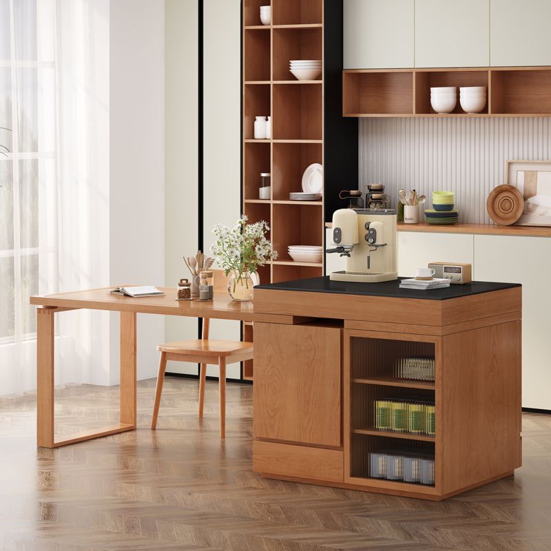 Solid Wood Dining Room Table Rectangle Dinner Room Kitchen Table