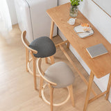 Modern vast hout bistro accent eettafel rechthoek indoor patio balk tafel