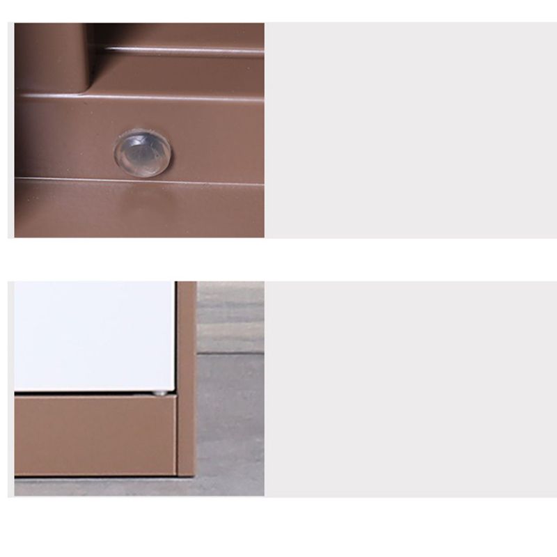 Gabinete de archivos moderno, estantes de almacenamiento, cajones con cerradura, archivador para oficina en casa