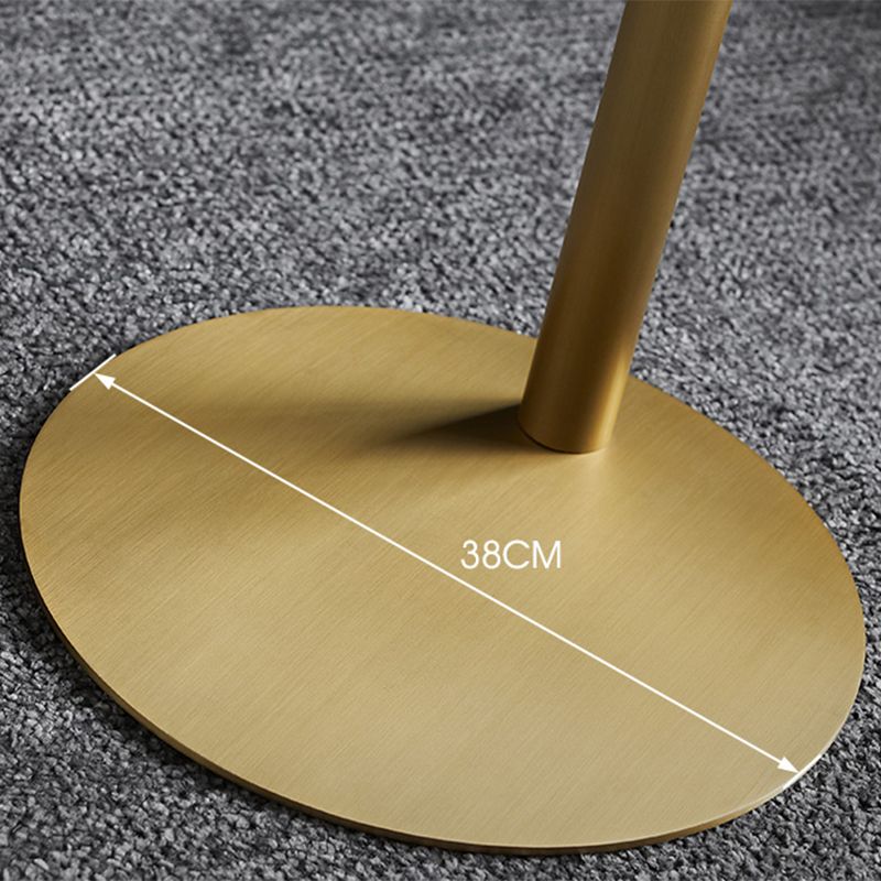 Tavolo da angolo contemporaneo da 19 "tavolo rotondo del piedistallo rotondo