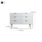 6-Drawer Sideboard Table Modern Sideboard Buffet for Living Room
