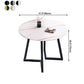 Round Traditional Luxury Dining Table Sintered Stone Table with Double Pedestal,31.5"L x 29.5"H Clearhalo ' dining_table' 'Dining Tables & Seating' 'Dining Tables' 'furn' 'furn_dining_table' 'Furniture' 'furniture_dining_table' 'Kitchen & Dining Furniture' 'kitchen&dining_furn' 'kitchen' 'kitchen_dining_table' 1200x1200_579fdc24-740e-4030-ac65-9ad77a60bb42