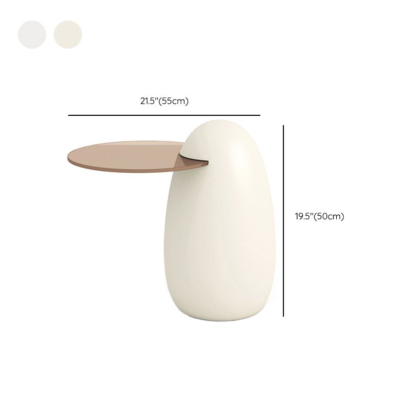 Modern Coffee Table Wooden 2 Piece Nesting Tables for Living Room