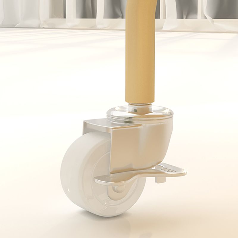 22,83 "Tavolo laterale superiore del vassoio alto Tavolo accento laterale con ruote