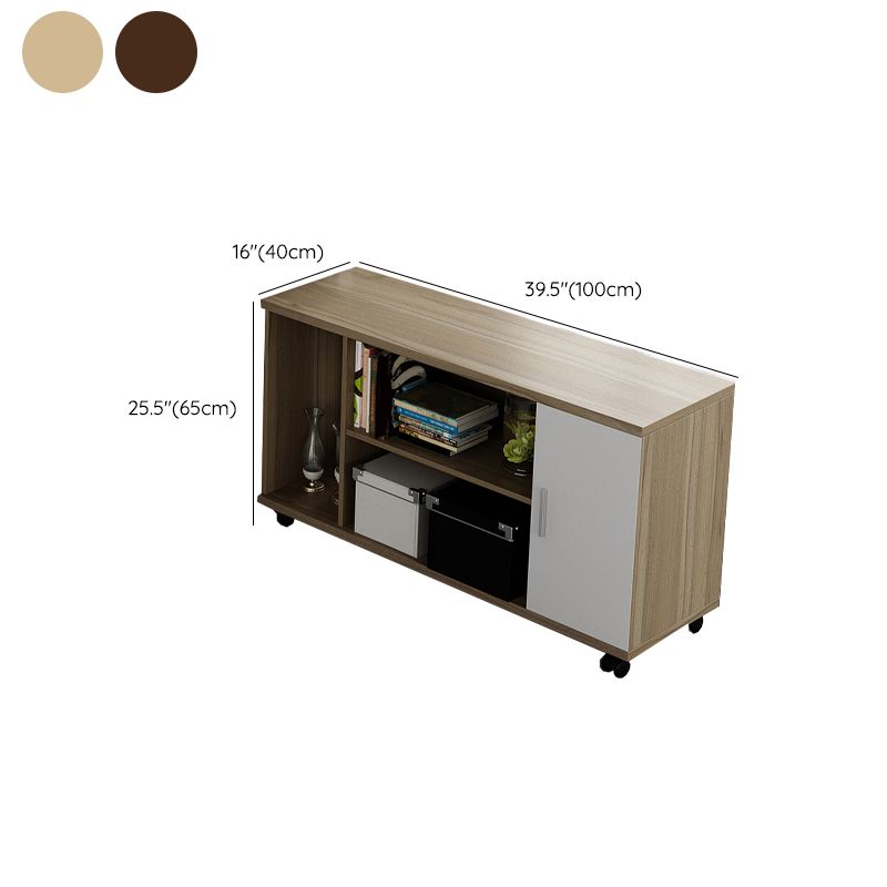 Archivo nórdico Archivo de madera Almacenamiento de almacenamiento lateral