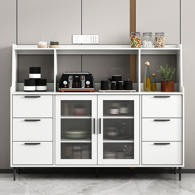 Contemporary Wood Sideboard 50-inch Height Cupboard for Living Room Clearhalo 'buffet_sideboard' 'Buffets & Sideboards' 'furn' 'furn_buffet_sideboard' 'Furniture' 'furniture_buffet_sideboard' 'Kitchen & Dining Furniture' 1200x1200_57a6ea84-9ed1-4107-ac10-62436ce10913