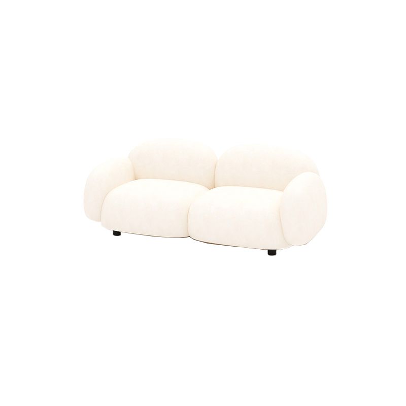 Modern Sofa with Tight Back and Square Arm for Living Room 27.56" High
