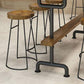 Industrial Style Bar Table Bistro Pub Table with Metal Black Base Clearhalo 'Bar Furniture' 'Bar Tables' 'bar_tables' 'furn' 'furn_bar_tables' 'Furniture' 'Kitchen & Dining Furniture' 1200x1200_57a94efc-8526-441b-abee-f37b10ccedff
