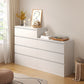 Contemporary White/Natural Chest with Wooden Drawers Rectangle Chest Clearhalo 'Cabinets & Chests' 'cabinets_chests' 'furn' 'furn_cabinets_chests' 'Furniture' 'Living Room Furniture' 1200x1200_57a96df0-2ea0-4925-bf86-8cfe2ac11a18