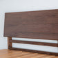 Mid-Century Modern Standard Bed Headboard Bed Frame with Legs