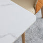 Rectangle Extendable Stone Dining Site Table Traditional Luxury Dinette Table for Home Clearhalo ' dining_table' 'Dining Tables & Seating' 'Dining Tables' 'furn' 'furn_dining_table' 'Furniture' 'furniture_dining_table' 'Kitchen & Dining Furniture' 'kitchen&dining_furn' 'kitchen' 'kitchen_dining_table' 1200x1200_57ab0e74-e0e6-40c7-be2d-14df326fd66c