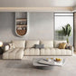 32"H Mid-Century Modern Sectional Sofa Leather Stain-Resistant Sleeper Sectional Clearhalo 'furn' 'furn_sectionals' 'Furniture' 'Living Room Furniture' 'Sectionals' 1200x1200_57ad7d1f-9e4f-4e60-ae44-44a362da8938