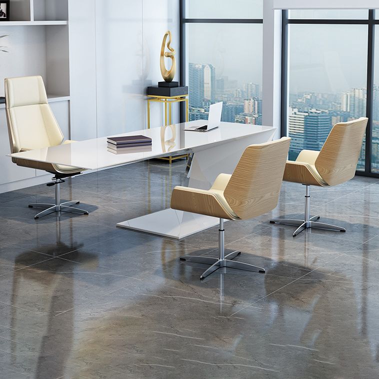 Mid Back Conference Chair Modern Style Faux Leather Armless Chair Clearhalo 'furn' 'furn_office_chair' 'Furniture' 'furniture_office_chair' 'Office Chairs' 'Office Furniture' 'office_chair' 1200x1200_57af47f1-f771-4df3-a86c-f52e13fd65a0