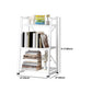 11.8 "Échelle de large étagère de livre contemporain Home Metal Libshelf