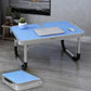 Folding Writing Desk Rectangular Shape Task Desk with 2-Legs for Home