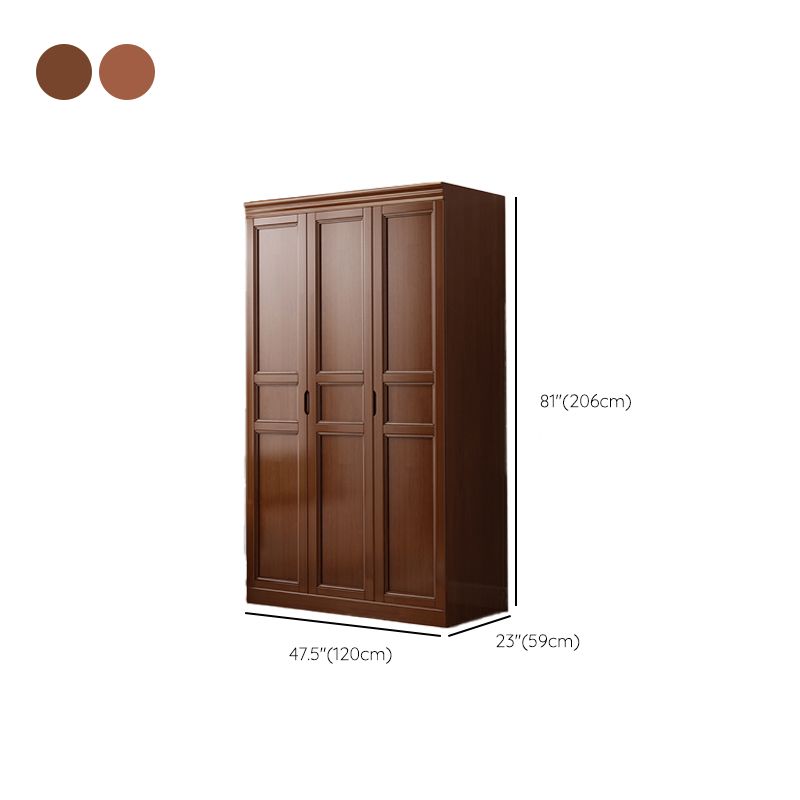 Matte Finish Rubberwood Cabinet Traditional Bedroom Storage Cabinet Clearhalo 'Armoires & Wardrobes' 'armoires_wardrobes' 'Bedroom Furniture' 'furn' 'furn_armoires_wardrobes' 'Furniture' 1200x1200_57b52f12-f291-4919-92d8-92697531f25d