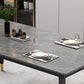 Industrial Style Home Sintered Stone Dining Table Rectangle Shape Table with 4 Legs Base Clearhalo ' dining_table' 'Dining Tables & Seating' 'Dining Tables' 'furn' 'furn_dining_table' 'Furniture' 'furniture_dining_table' 'Kitchen & Dining Furniture' 'kitchen&dining_furn' 'kitchen' 'kitchen_dining_table' 1200x1200_57b5c62a-3569-4782-9107-01cbe4f78300