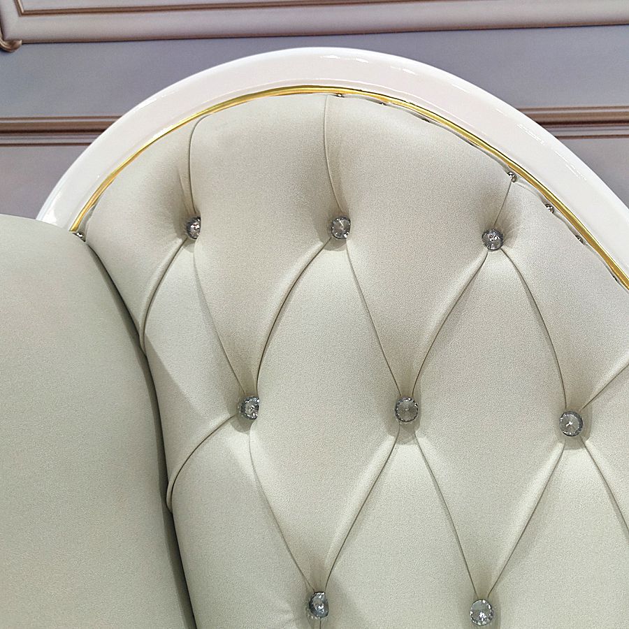 Living Room Rolled Arms Chaise Luxury Style Chaise Lounge with Button Tufted Clearhalo 'Chairs & Seating' 'Chaise Lounge' 'chaise_lounge' 'furn' 'furn_chaise_lounge' 'Furniture' 'Living Room Furniture' 1200x1200_57b5e9e5-2163-422a-9ab6-df0f0fdf8d7a