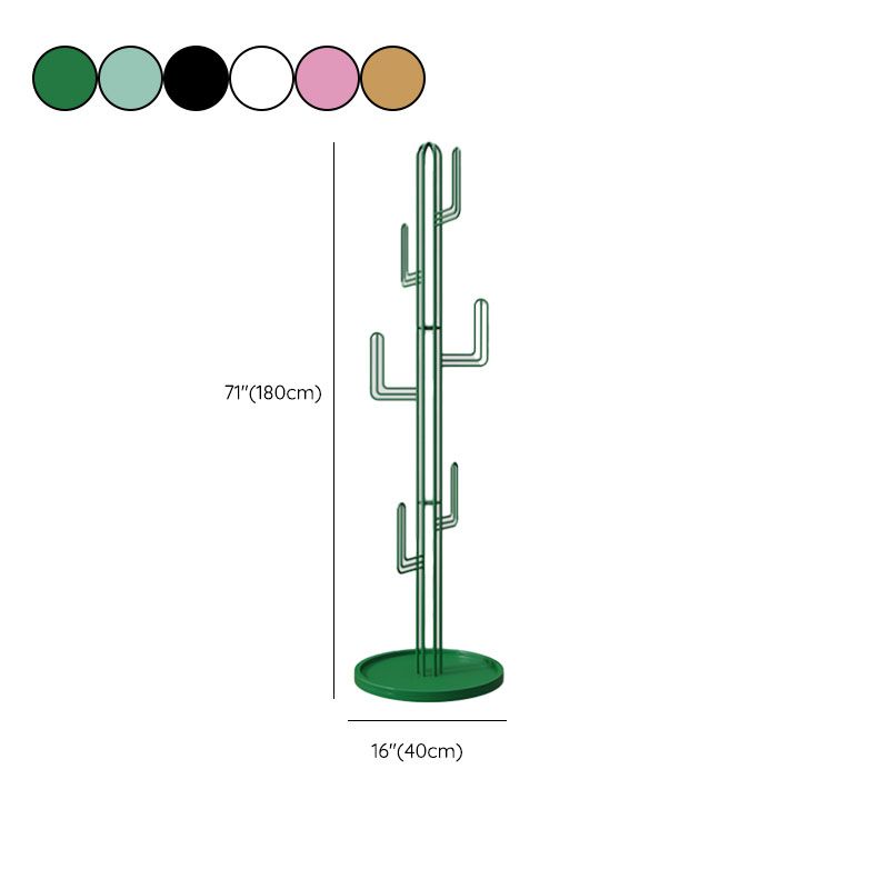 Moderne ijzeren toegang zaal boomganghanger met 6 haken