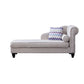 Modern Style Chaise Lounge Couch Solid Color Lounge Chair with Linen Clearhalo 'Chairs & Seating' 'Chaise Lounge' 'chaise_lounge' 'furn' 'furn_chaise_lounge' 'Furniture' 'Living Room Furniture' 1200x1200_57b68f58-9bc5-4483-bff5-a2e875200813