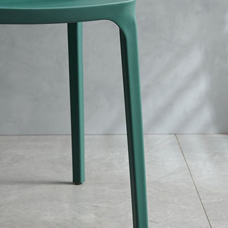 Contemporary Plastic Side Chair Wingback Kitchen Dining Room Chair Clearhalo 'Dining Chairs' 'Dining Tables & Seating' 'dining_chair' 'furn' 'furn_dining_chair' 'Furniture' 'furniture_dining_chair' 'Kitchen & Dining Furniture' 1200x1200_57b88d9d-9b48-4657-a916-3c7712daf0a9