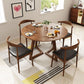 Round Brown Base Dining Table Modern Wood Table for Dining Room Clearhalo 'Dining Tables & Seating' 'Dining Tables' 'dining_table' 'furn' 'furn_dining_table' 'Furniture' 'Kitchen & Dining Furniture' 1200x1200_57b93365-75de-4716-91da-2d9004b885b3