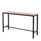 Industrial Metal and Wood Bar Table Outdoor Rectangle Bar Table with Trestle Base Clearhalo 'Bar Furniture' 'Bar Tables' 'bar_tables' 'furn' 'furn_bar_tables' 'Furniture' 'Kitchen & Dining Furniture' 1200x1200_57b94673-5420-4cd8-b152-7e3078a7bbe4