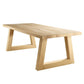 Rectangle Wood Dining Table Modern Pine Table in Nature with Double Pedestal Clearhalo ' dining_table' 'Dining Tables & Seating' 'Dining Tables' 'furn' 'furn_dining_table' 'Furniture' 'furniture_dining_table' 'Kitchen & Dining Furniture' 'kitchen&dining_furn' 'kitchen' 'kitchen_dining_table' 1200x1200_57b9b389-d0a4-406e-9149-9eb8597eec57