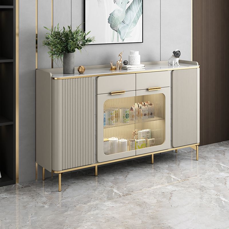 Scheda laterale Glam Sideboard ABBIETTRO COMPLETO con cassetti per soggiorno
