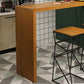 Mesa de comedor de madera maciza de pino, escritorio de Bar Bistro rectangular Industrial, para interior