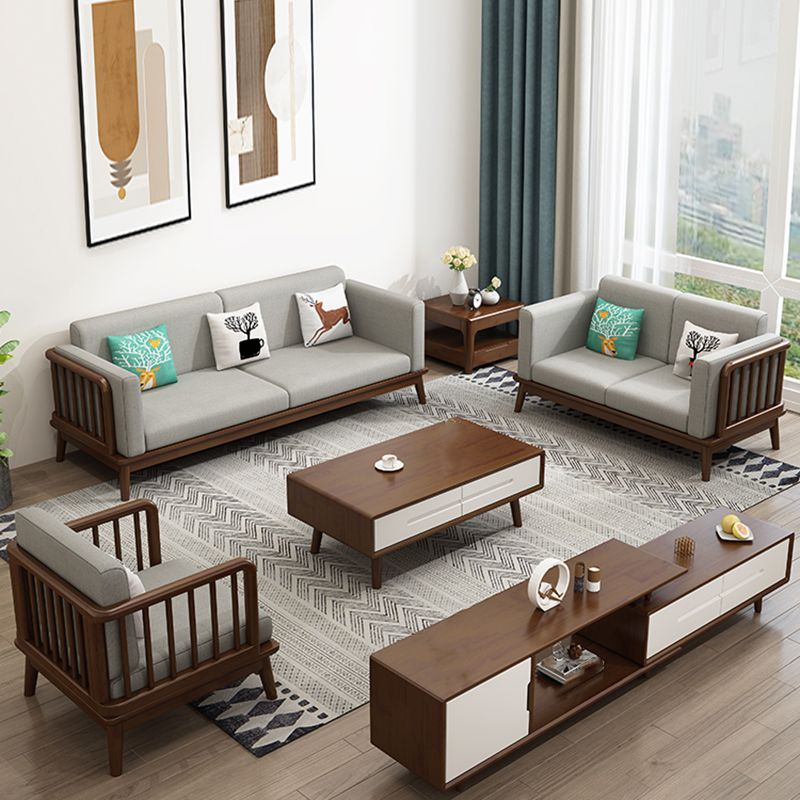 Linen Cushions Modern Sofa 31"W Square Arm Sofa for Living Room Clearhalo 'furn' 'furn_sofas' 'Furniture' 'Living Room Furniture' 'Sofa' 'sofas' 1200x1200_57c4a59e-6e11-4848-90c8-fab08c921876