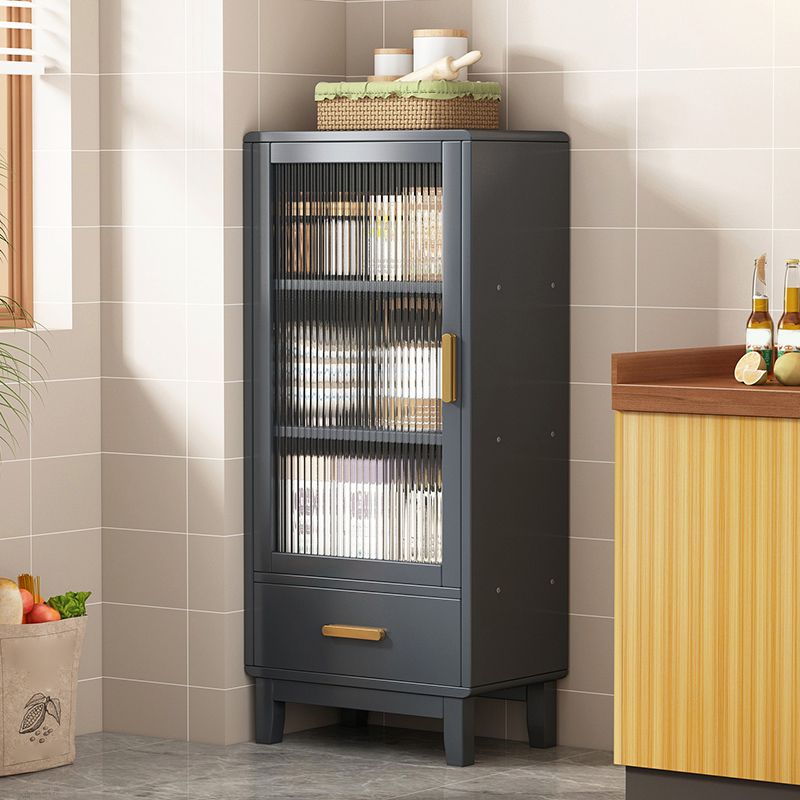 Buffet réglable de style glam buffet buffet bambou avec 1 tire-dessin