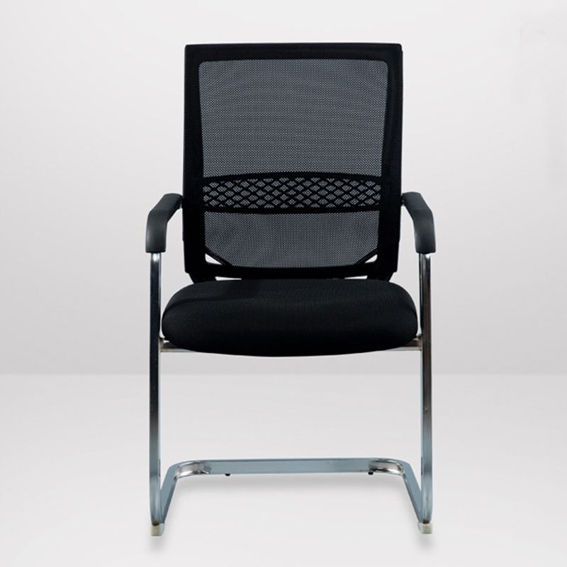 No Wheels Office Chair Modern Fixed Arms Upholstered No Distressing Desk Chair Clearhalo 'furn' 'furn_office_chair' 'Furniture' 'Office Chairs' 'Office Furniture' 'office_chair' 1200x1200_57c7ebde-d3be-4192-bc4e-64e54a68e357