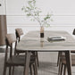 Rectangular Dining Table Modern Stone Tabletop with Solid Wood Legs Clearhalo 'Dining Tables & Seating' 'Dining Tables' 'dining_table' 'furn' 'furn_dining_table' 'Furniture' 'Kitchen & Dining Furniture' 1200x1200_57c97f72-a4bc-4d6c-be7e-09515a3be36e