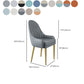 Chaise d'appoint de Style Glam, chaise de salle à manger d'intérieur en cuir pour salon