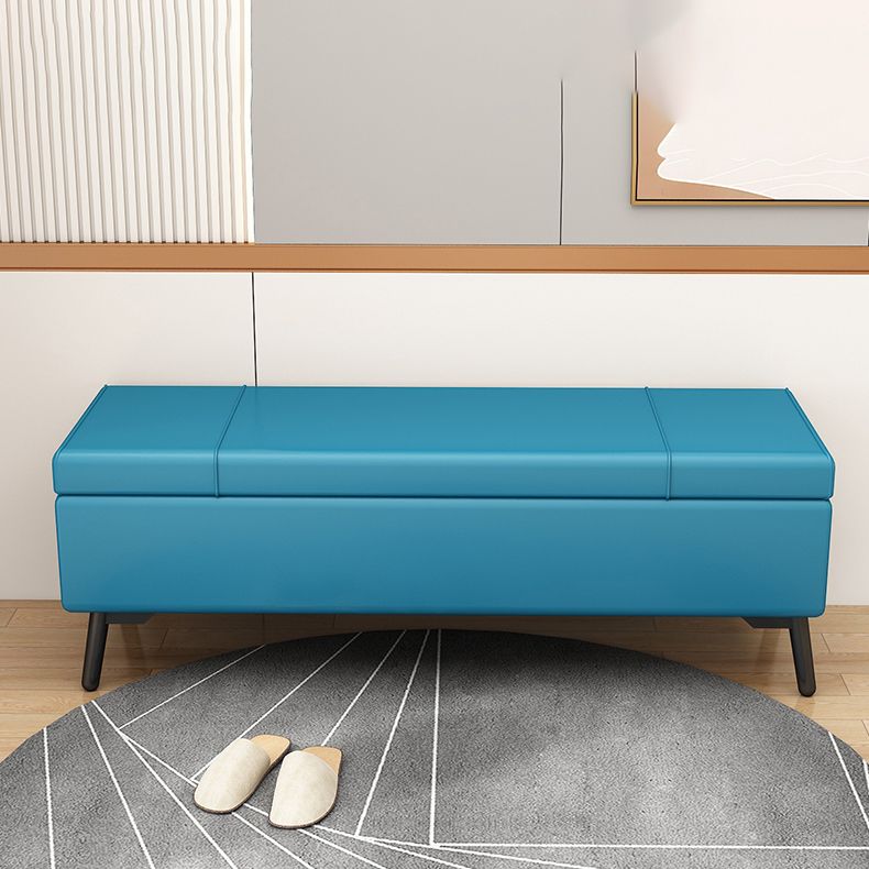 Modern Seating Bench 15.75 Inch Wide Foam Cushioned Bench with Flip Top Clearhalo 'Benches' 'Chairs & Seating' 'furn' 'furn_benches' 'Furniture' 'Living Room Furniture' 1200x1200_57c9c4e5-722f-4e67-967c-f5b11282cefa