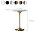 Contemporary Round Pedestal Bar Dining Table with Metal Base Clearhalo 'Bar Furniture' 'Bar Tables' 'bar_tables' 'furn' 'furn_bar_tables' 'Furniture' 'Kitchen & Dining Furniture' 1200x1200_57ca1099-f1e9-4d54-99af-f79373f8febc